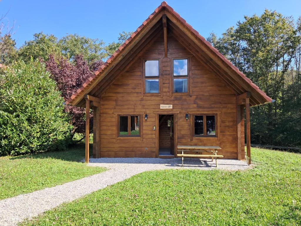 Zahrada ubytování Domaine la Clairière