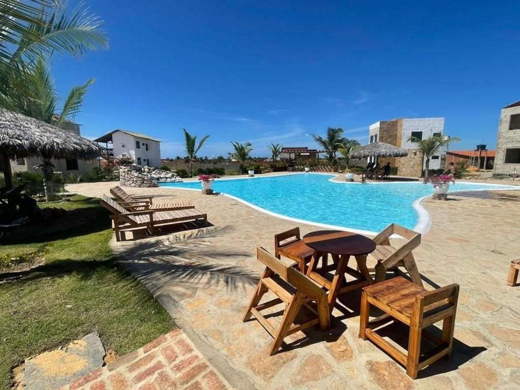 Chales Alegria e Estrela, Chaleville Maramar - Conforto, segurança e internet pertinho do mar - Appartement - Rez-de-Chaussée