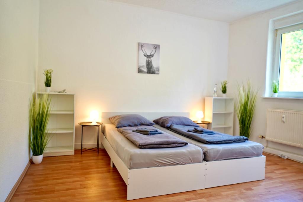 Et opholdsområde på Wohnung mit 8 Schlafplätzen