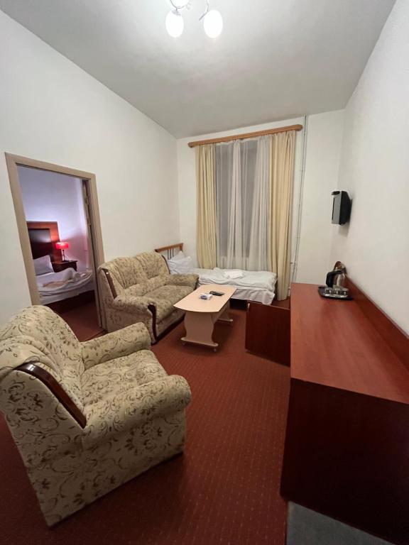 Posezení v ubytování Diligence Hotel & restaurant