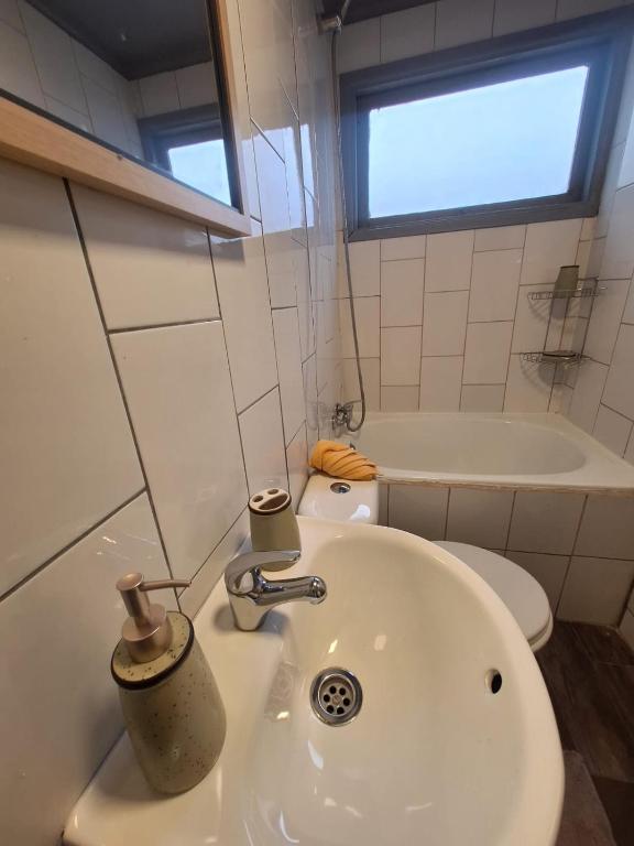 Koupelna v ubytování Hostel Kuntur