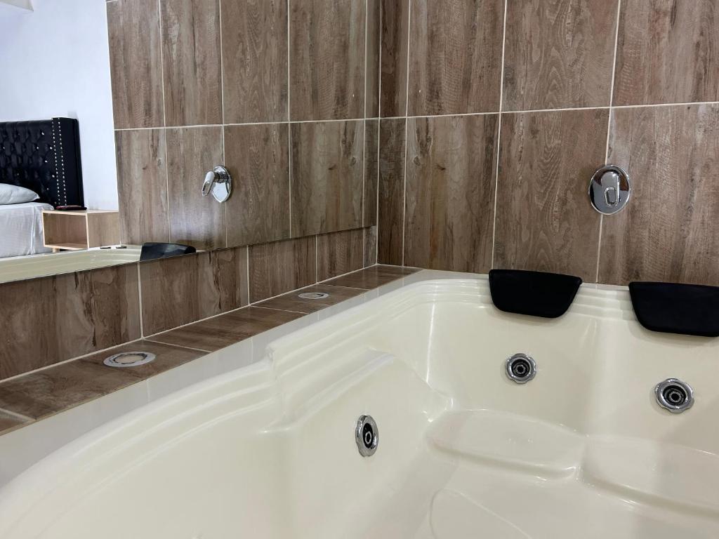 Koupelna v ubytování Hotel Urbano 70