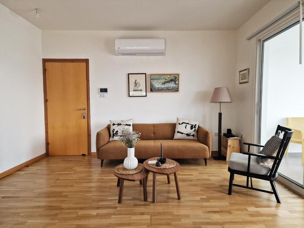 Posezení v ubytování STAY Space View Apartment