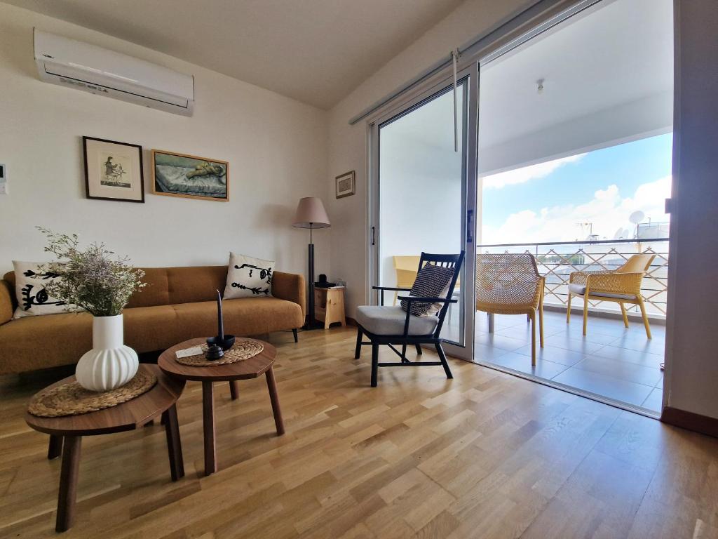 Posezení v ubytování STAY Space View Apartment