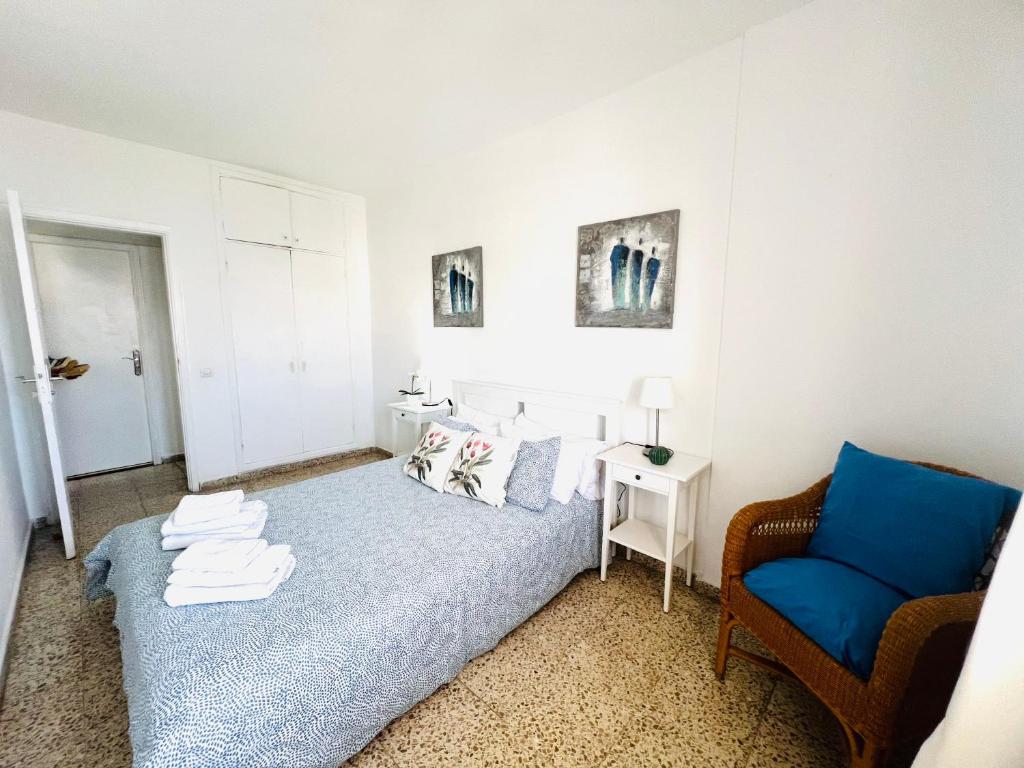 Postel nebo postele na pokoji v ubytování Costamar Lovely Home - Los Cristianos -