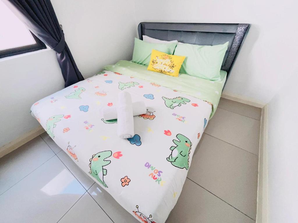 Postel nebo postele na pokoji v ubytování DPristine Legoland Walk5min 2RB CozyhouseMax8pax