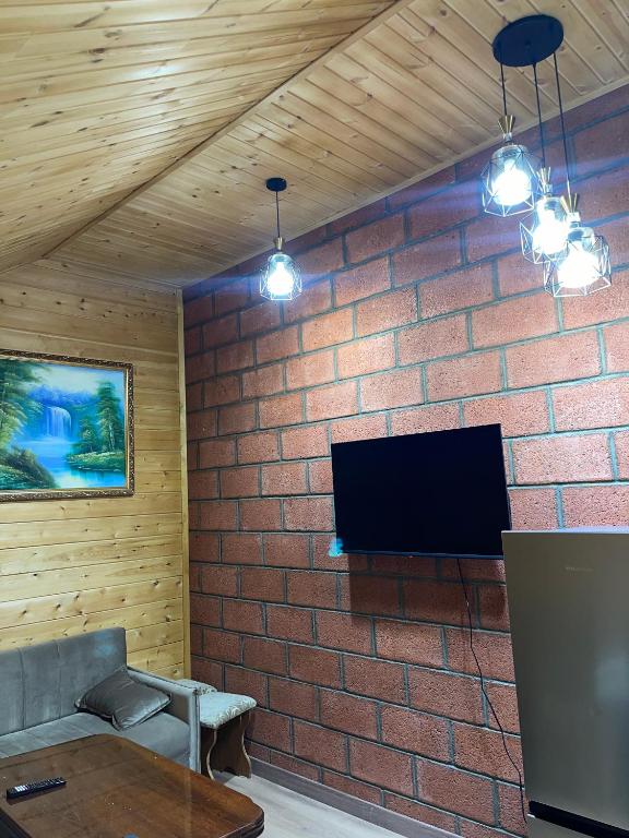 TV a/nebo společenská místnost v ubytování Forest Home