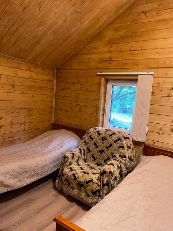 Postel nebo postele na pokoji v ubytování Forest Home