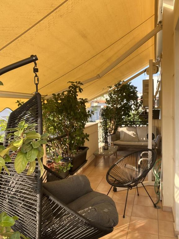 A balcony or terrace at My Way Hotel