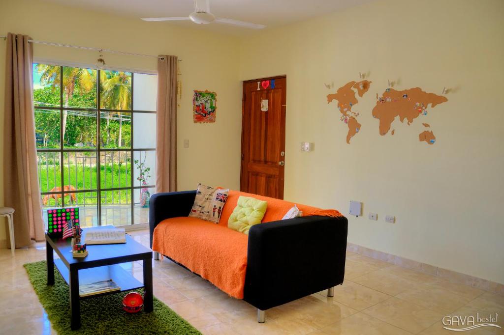 Posezení v ubytování GAVA hostel