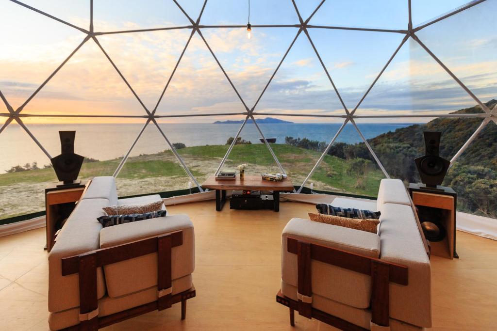 Příroda nedaleko luxury tent