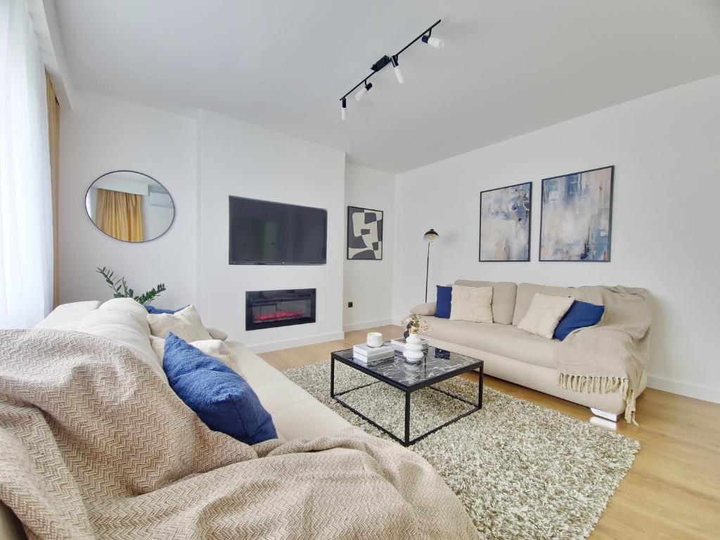 Posezení v ubytování Linden Avenue Apartment - self check in