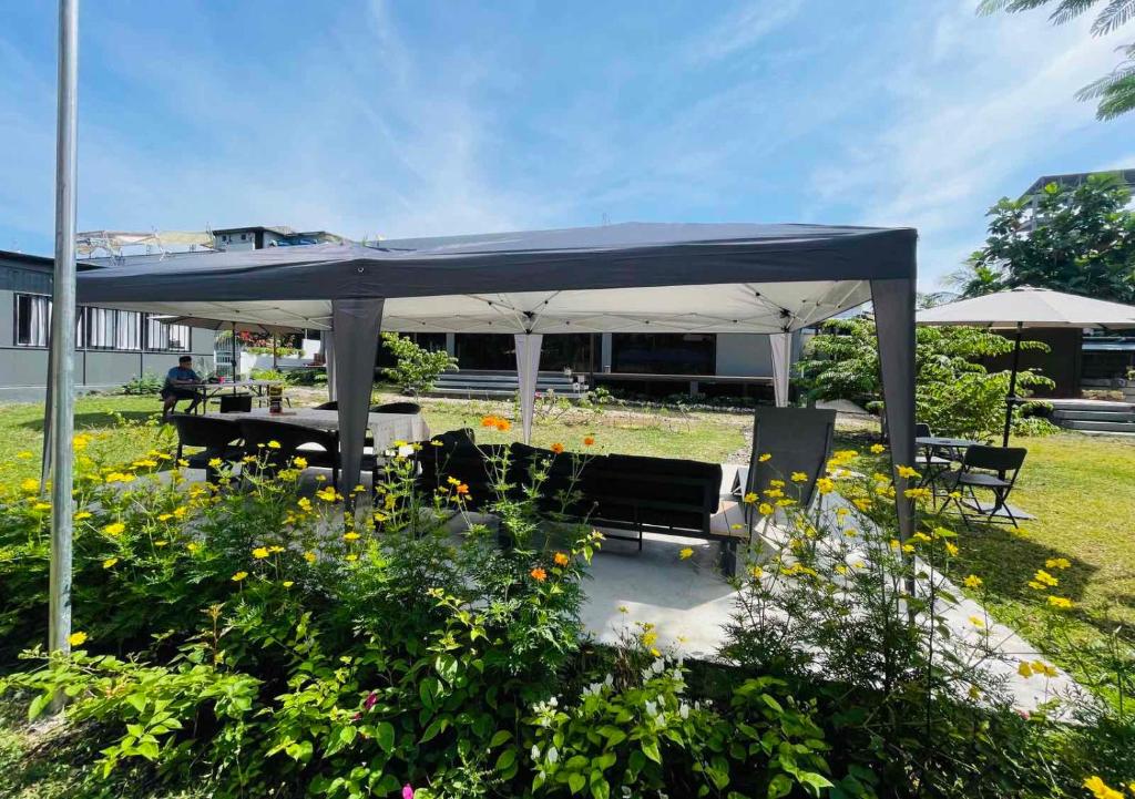 Zahrada ubytování Ooni Hostel Moalboal