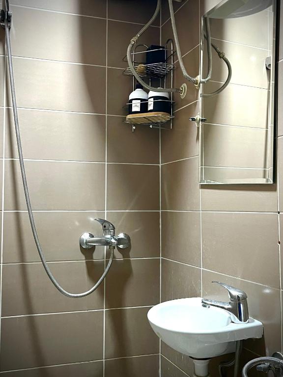Koupelna v ubytování Apartment Code