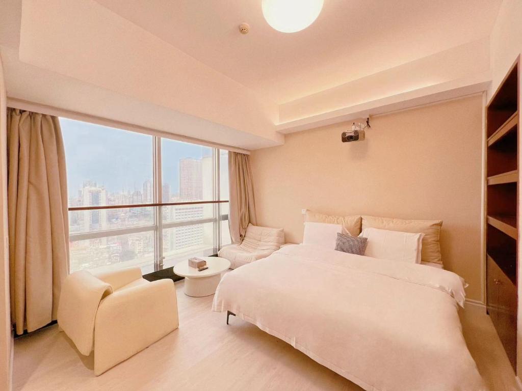 Youlejia Projection Apartment Guangzhou Beijing Road Pedestrian Street Branch - Apartamento De Estudio