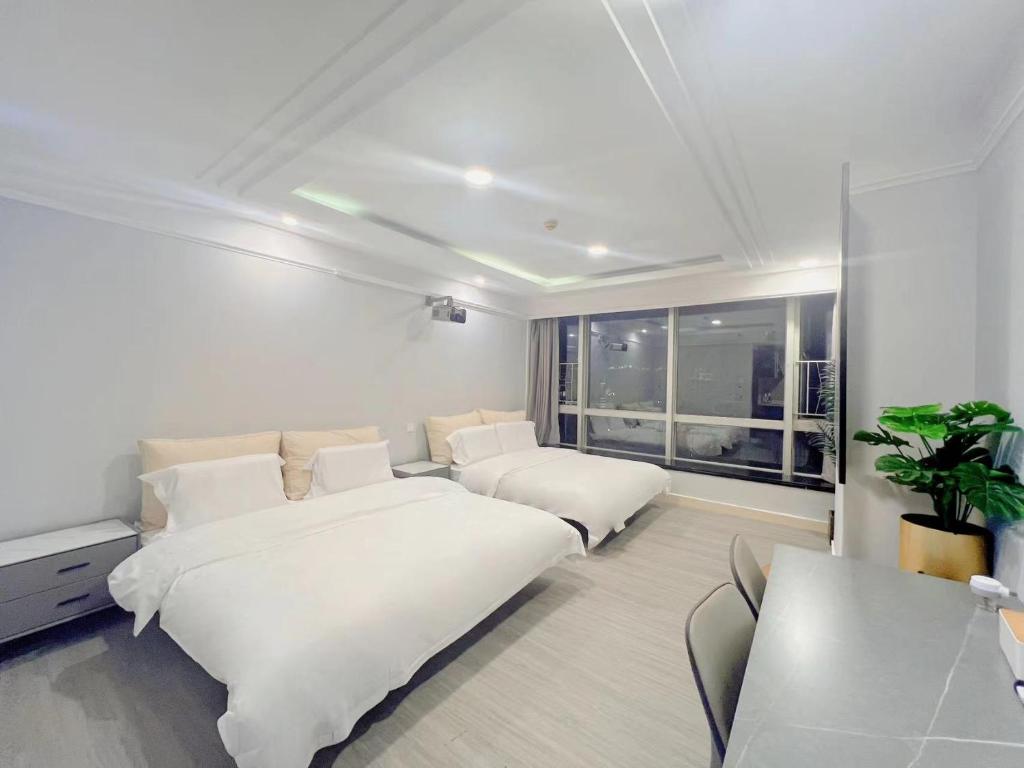 Youlejia Projection Apartment Guangzhou Beijing Road Pedestrian Street Branch - Habitación Gemela Superior