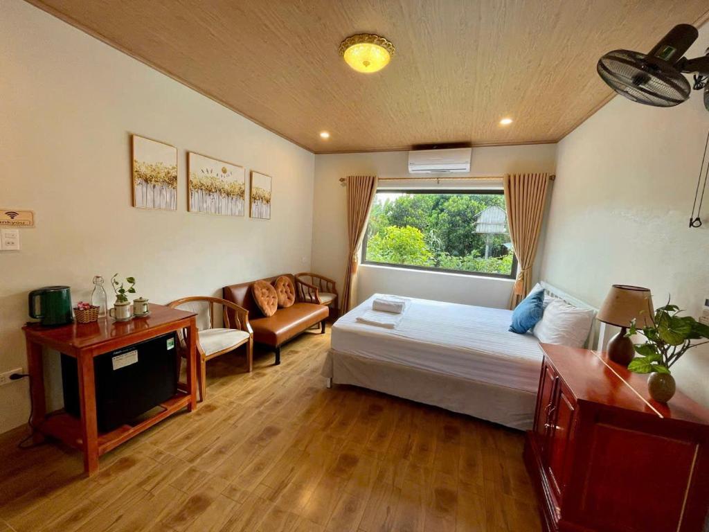 Phong Nha An An Homestay - Habitación Doble Con Vistas Al Jardín