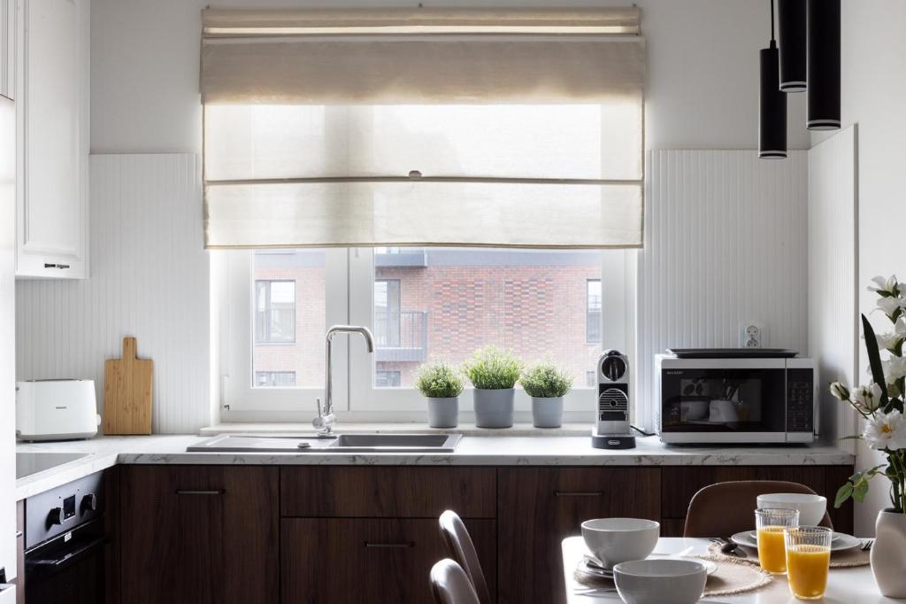 NEW #Madalińskiego57 - city center, new bulding, 2 bedrooms, 2x double beds and a fold-out sofa, separate kitchen, air conditioning, balcony, underground parking, self check in 24h, internet, Netflix, coffee machine, washing machine,1 km to the railway - 7