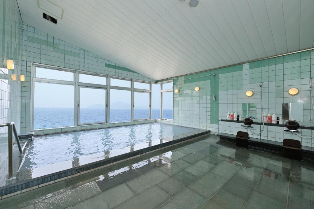 Bazén v ubytování Uminos Spa & Resort nebo v jeho okolí