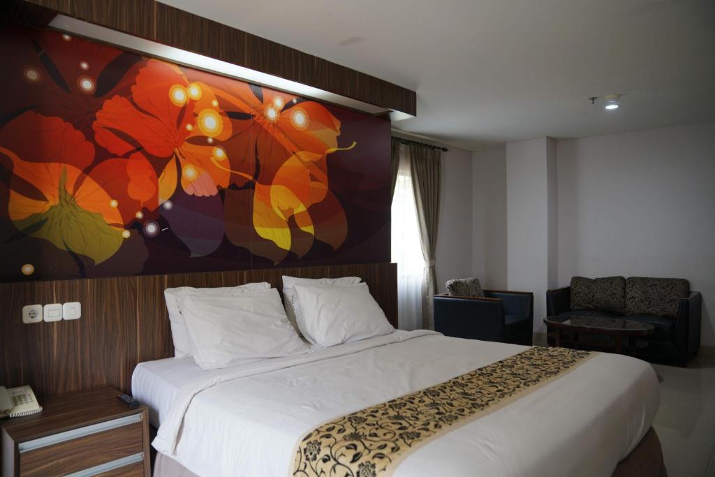 Postel nebo postele na pokoji v ubytování D'Arcici Hotel Sunter