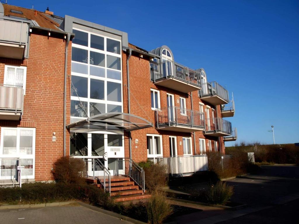 Bygningen som feriehuset ligger i