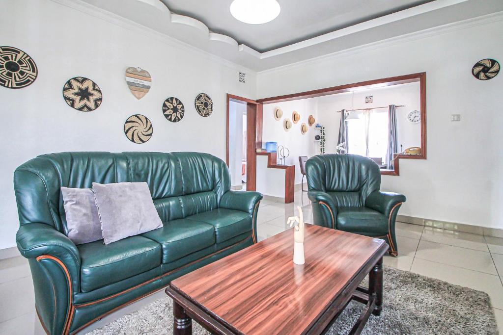 Posezení v ubytování North Manor Nakuru