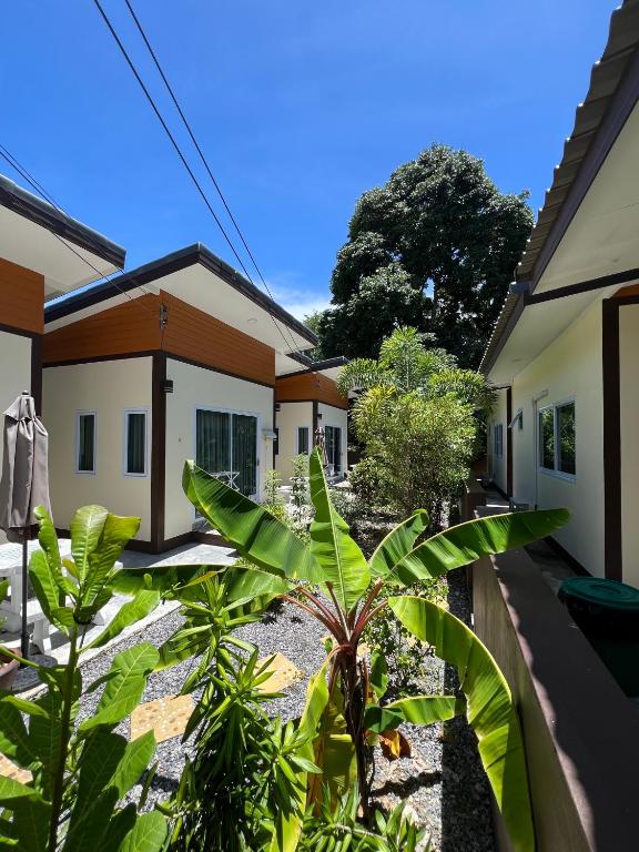 Zahrada ubytování BSK Bungalows