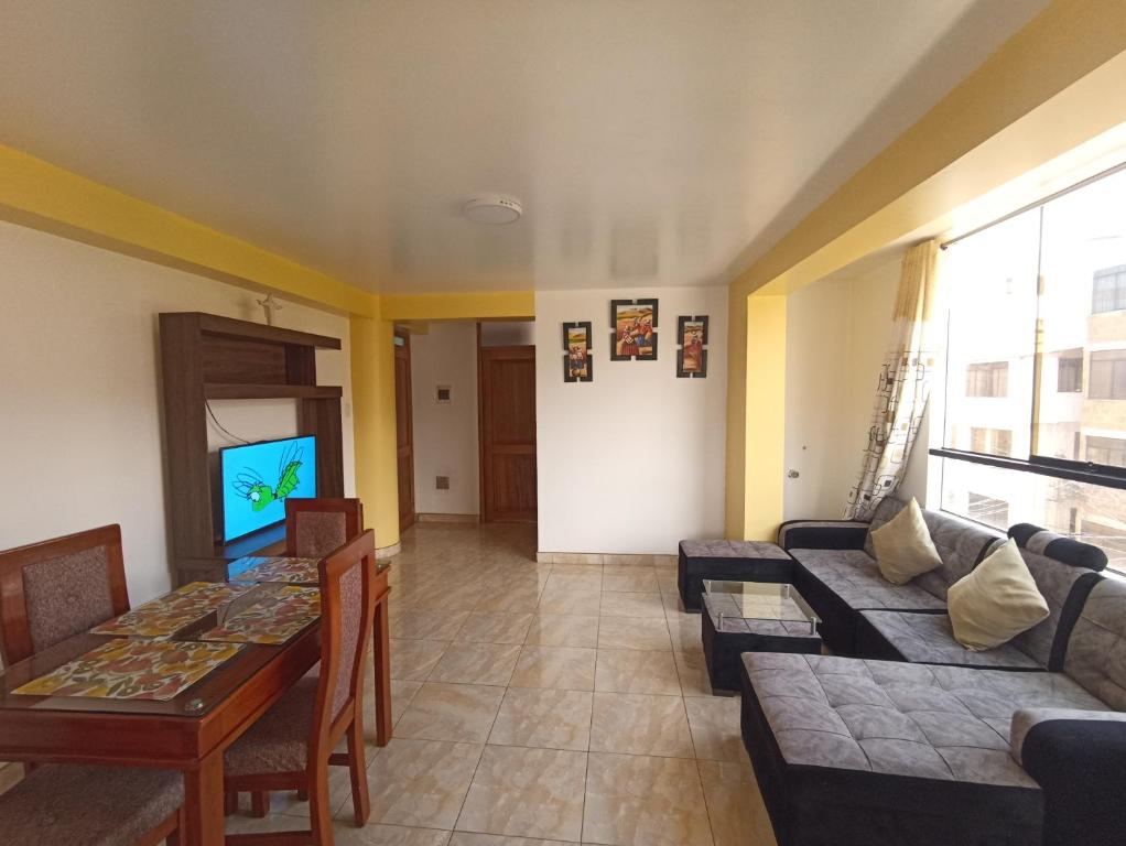 TV a/nebo společenská místnost v ubytování Templo Home