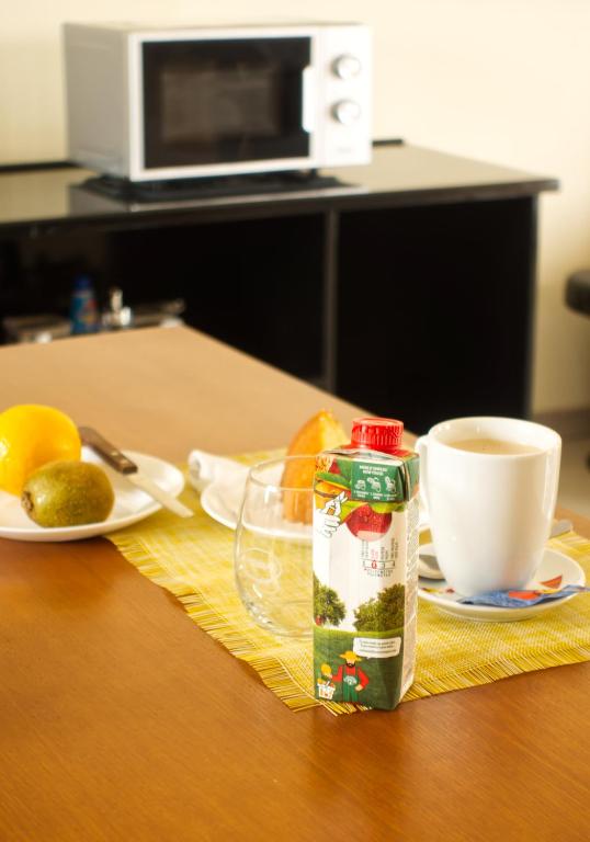 Jídlo v aparthotelu nebo okolí