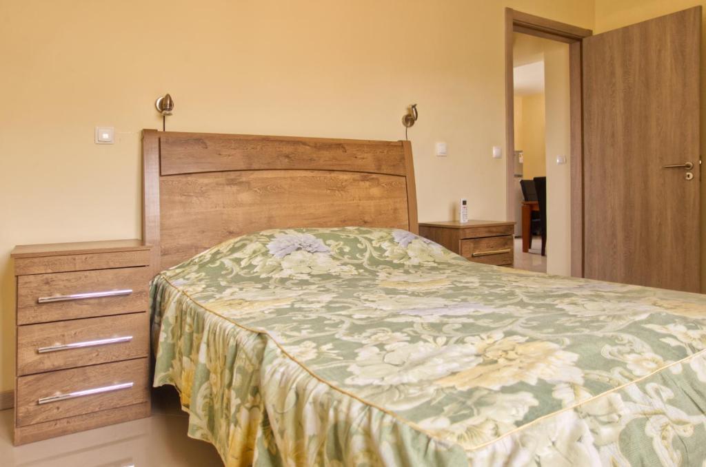 Postel nebo postele na pokoji v ubytování Praia Capital Residence Aparthotel