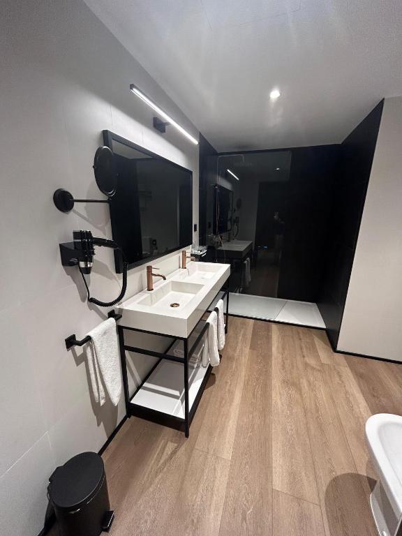 Koupelna v ubytování Hotel Dimar