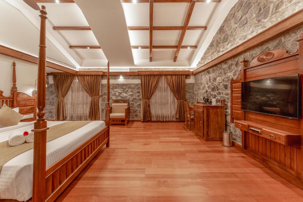 Postel nebo postele na pokoji v ubytování Le Montfort Resort