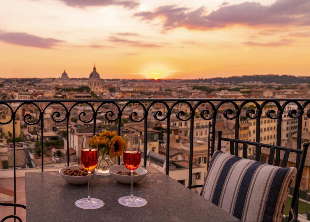 Nápoje v ubytování Hotel Scalinata Di Spagna