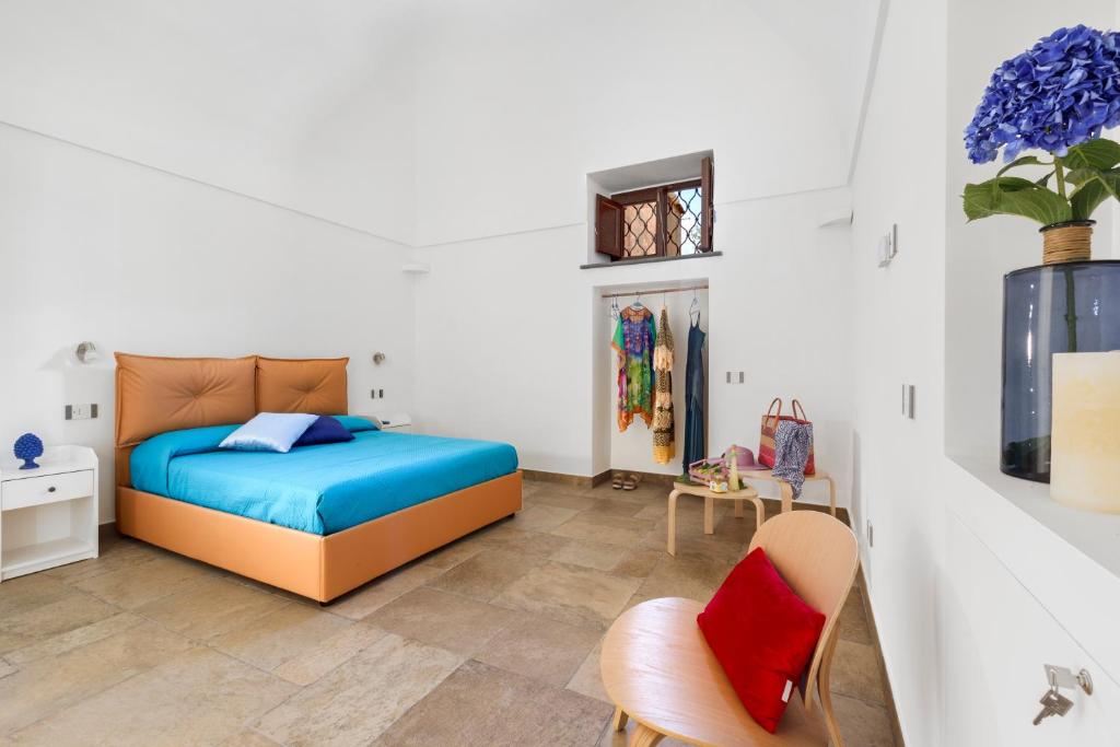 Postel nebo postele na pokoji v ubytování VillaCrapolla Sorrento