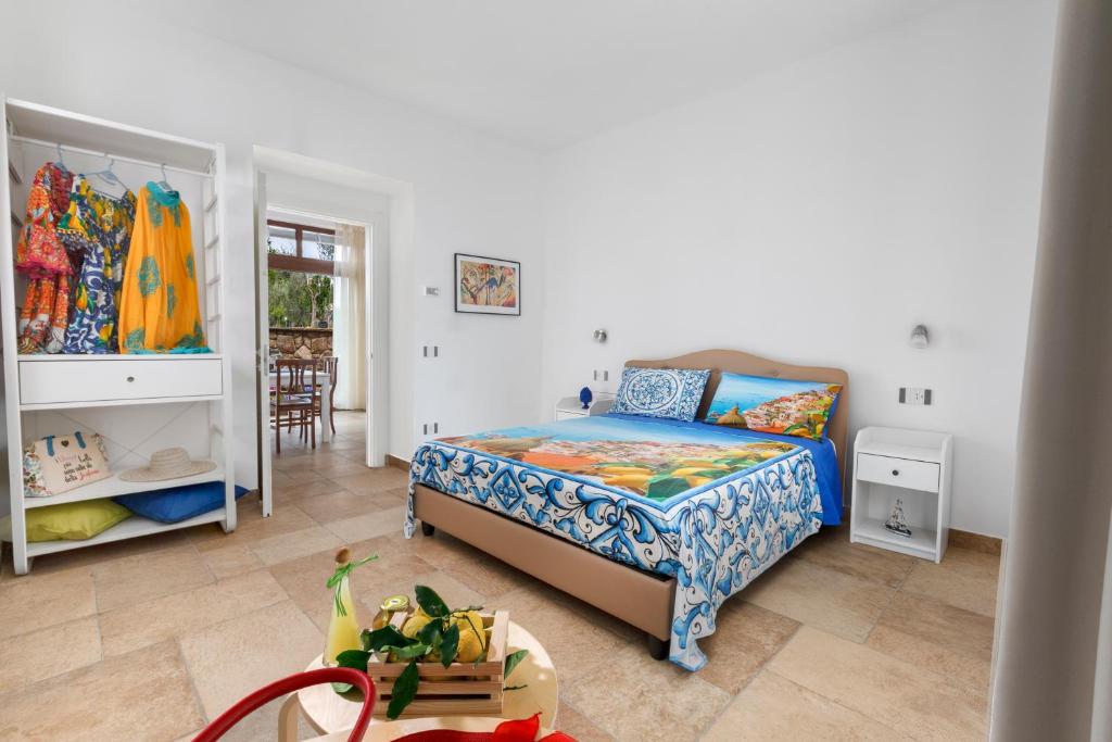 Postel nebo postele na pokoji v ubytování VillaCrapolla Sorrento