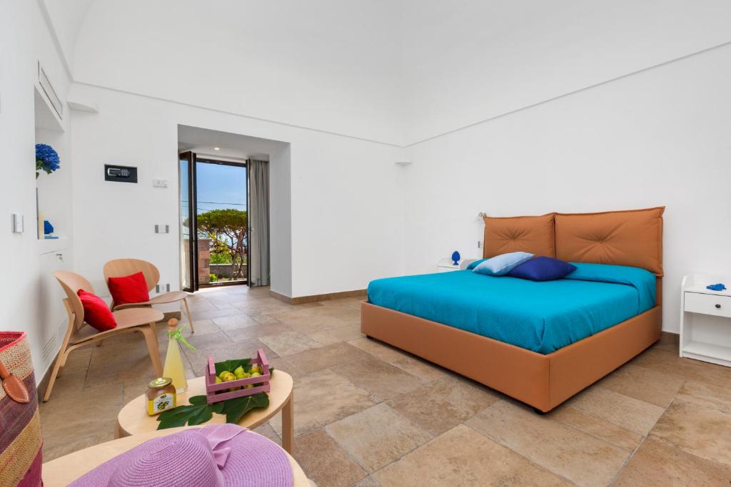 Posezení v ubytování VillaCrapolla Sorrento
