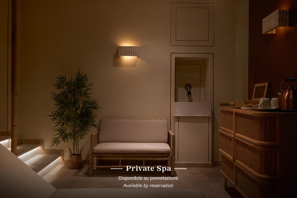 Posezení v ubytování TB Place Roma