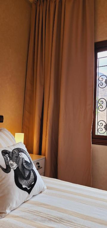Postel nebo postele na pokoji v ubytování Les Mouflons, Imlil