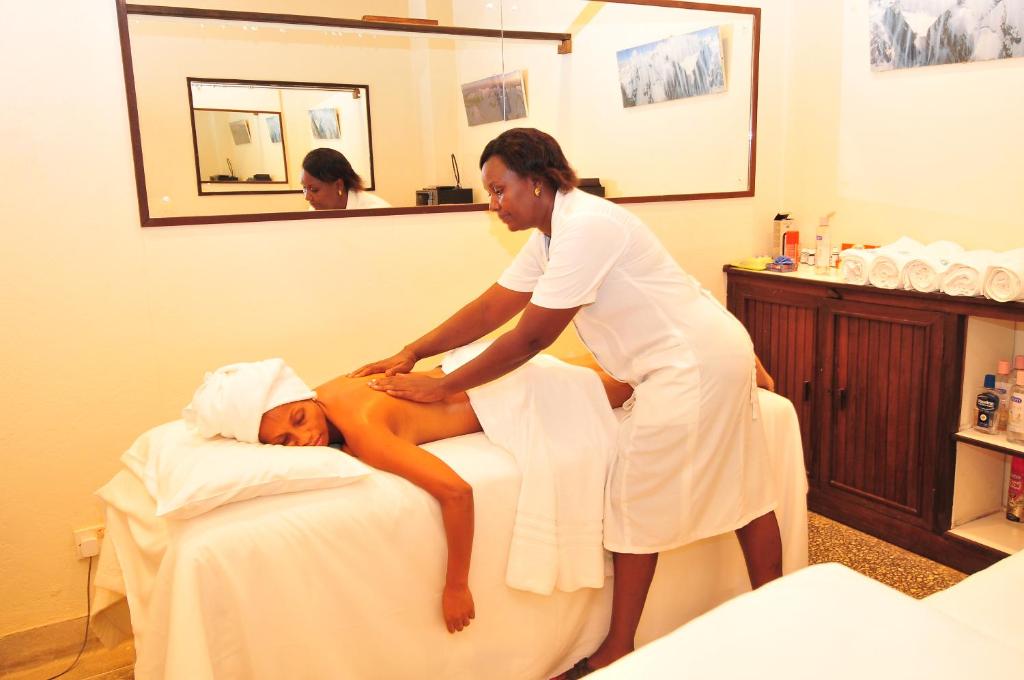 Lázně a/nebo wellness v ubytování Mombasa Continental Resort