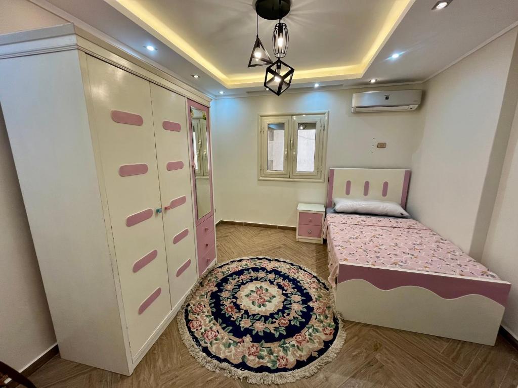 Postel nebo postele na pokoji v ubytování Sea view family apartment