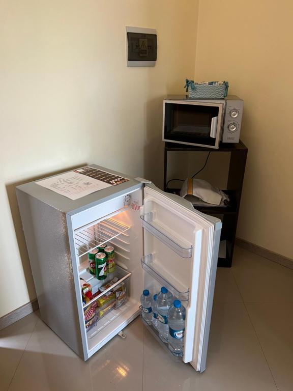 Kuchyň nebo kuchyňský kout v ubytování Praia Capital Residence Aparthotel