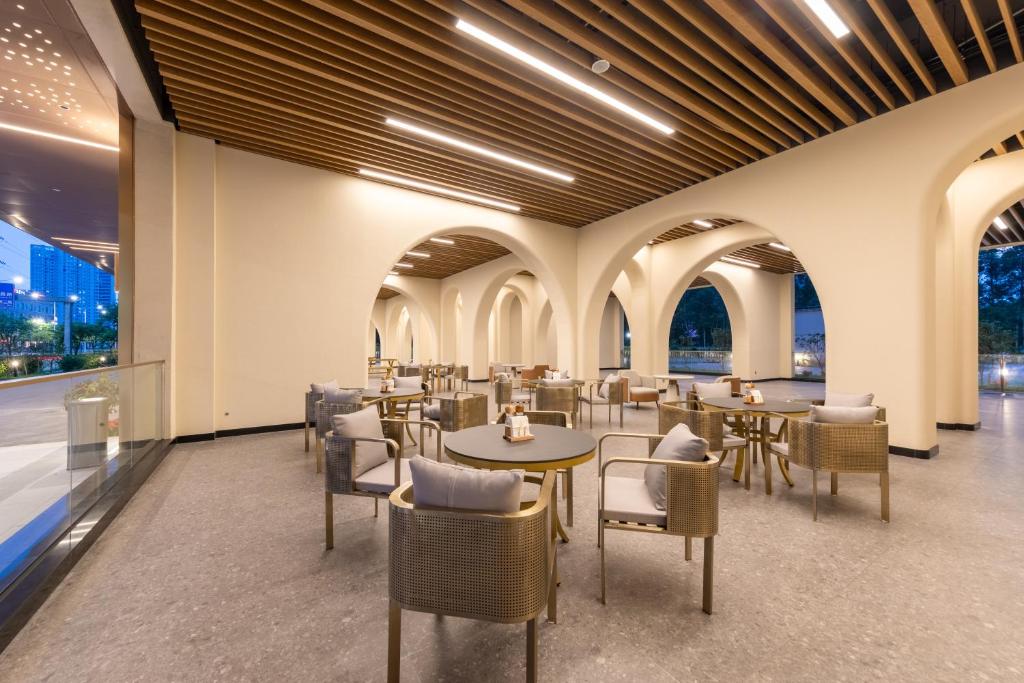 Posezení v ubytování Jiangmen Poltton Executive Service Apartment