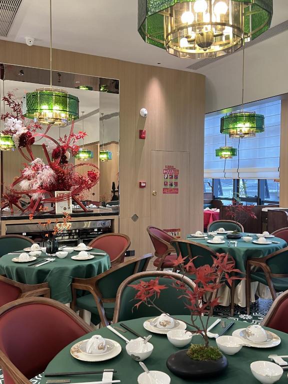 Restaurace v ubytování Jiangmen Poltton Executive Service Apartment