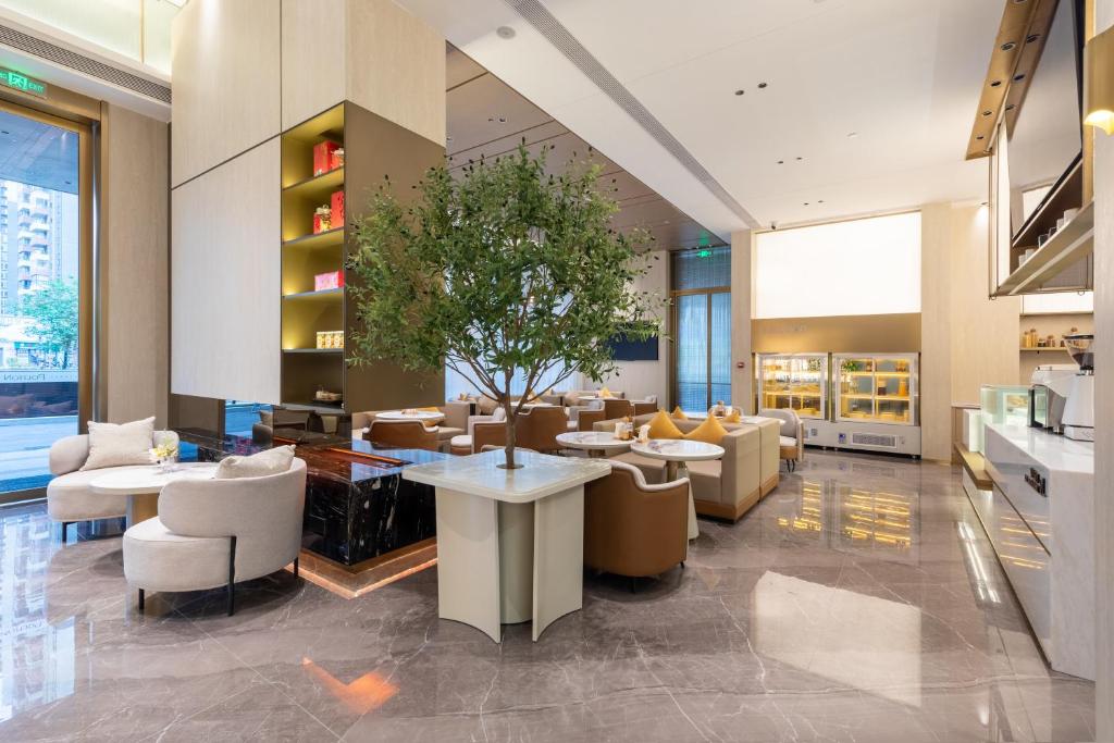 Posezení v ubytování Jiangmen Poltton Executive Service Apartment