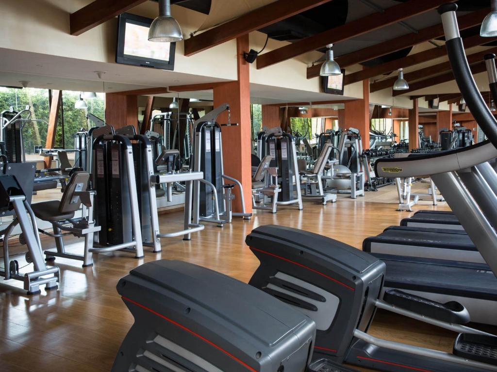 Fitness centrum a/nebo fitness zařízení v ubytování Ole Sereni