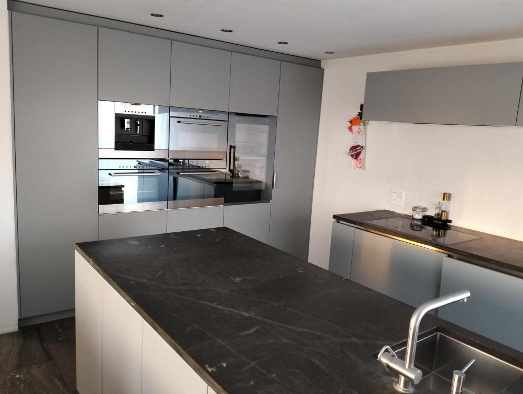 Kuchyň nebo kuchyňský kout v ubytování Luxurious Penthouse Apartment