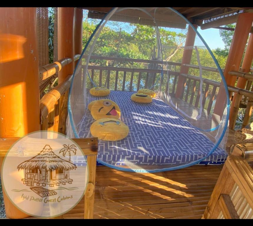 Balkón nebo terasa v ubytování Igid Puttot Guest Cabins