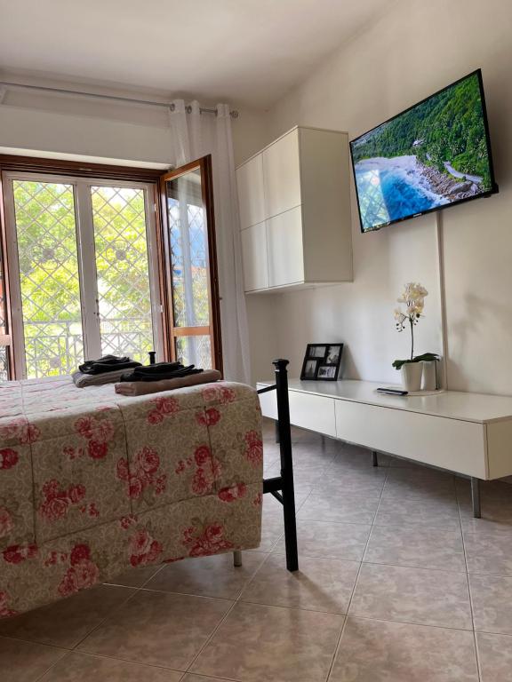 A television and/or entertainment centre at Appartamento “BellaVista” a Norma