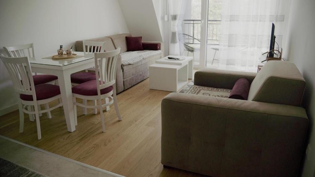 Posezení v ubytování Sova apartman 2