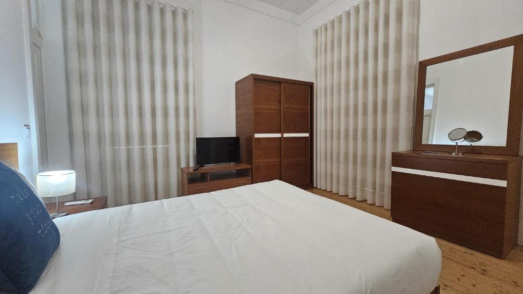 Postel nebo postele na pokoji v ubytování S Pedro Serta